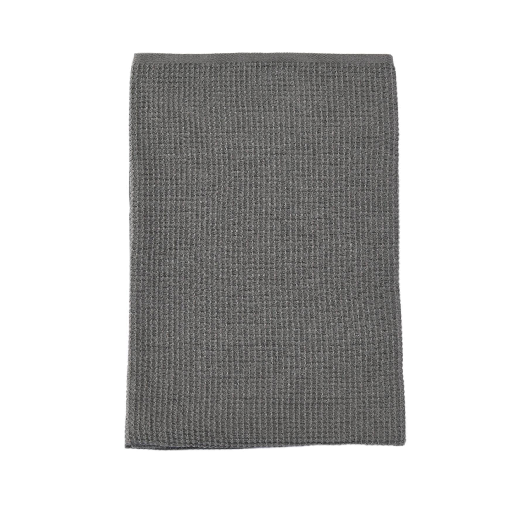 Waffle Organic Cotton Baby Blanket Gray - EFENDINA PAZAR - BABOO - 8691810010529