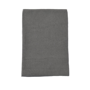 Waffle Organic Cotton Baby Blanket Gray - EFENDINA PAZAR - BABOO - 8691810010529