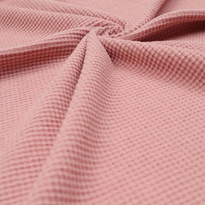 Waffle Organic Cotton Baby Blanket Pink - EFENDINA PAZAR - BABOO - 8682291518420
