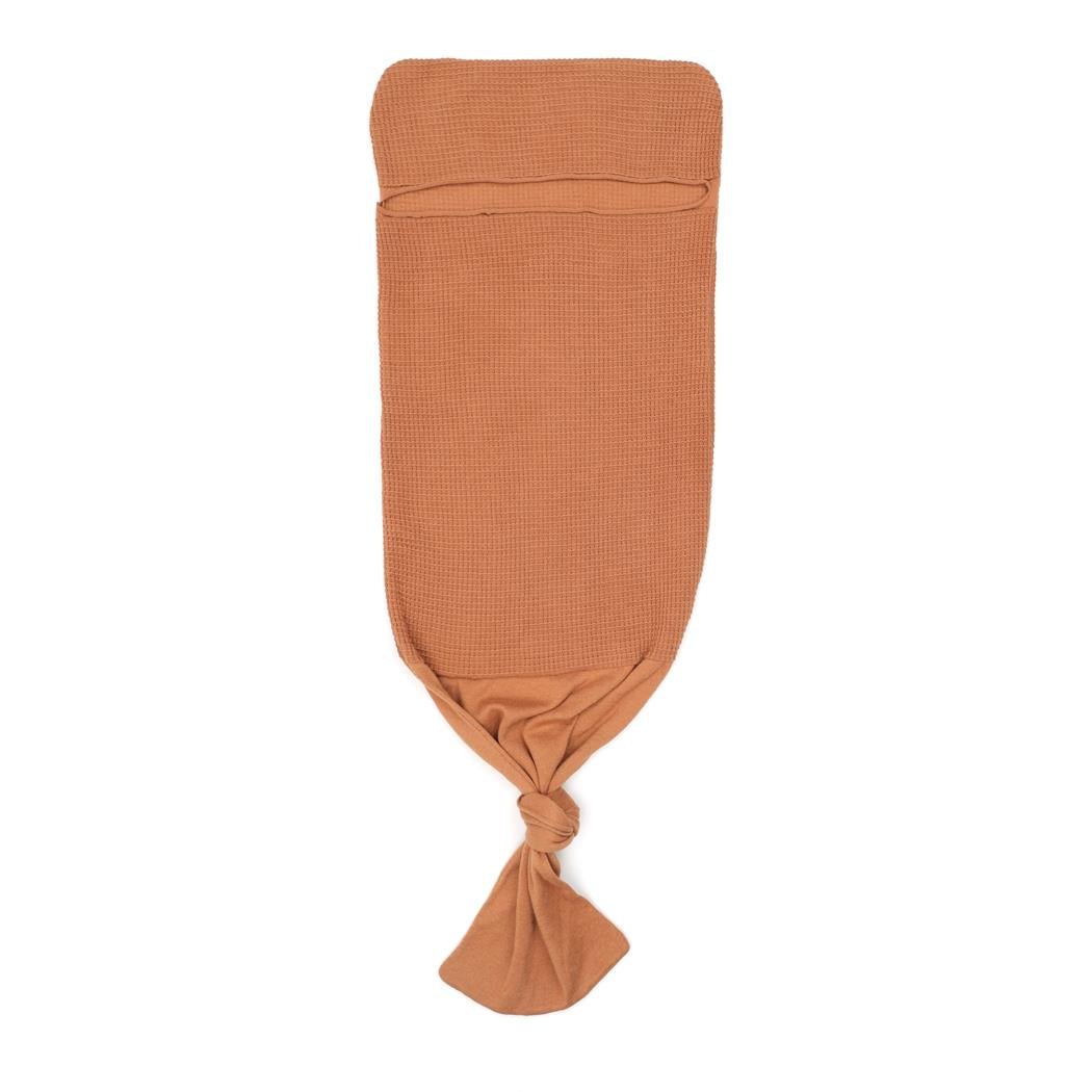Waffle Organic Cotton Baby Swaddle Blanket Brown - EFENDINA PAZAR - BABOO - 8682291518376
