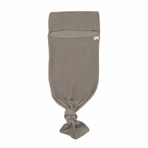 Waffle Organic Cotton Baby Swaddle Blanket Gray - EFENDINA PAZAR - BABOO - 8691810001145