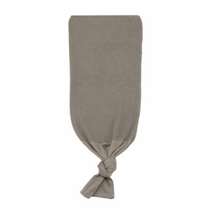 Waffle Organic Cotton Baby Swaddle Blanket Gray - EFENDINA PAZAR - BABOO - 8691810001145