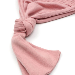 Waffle Organic Cotton Baby Swaddle Blanket Pink - EFENDINA PAZAR - BABOO - 8682291518369