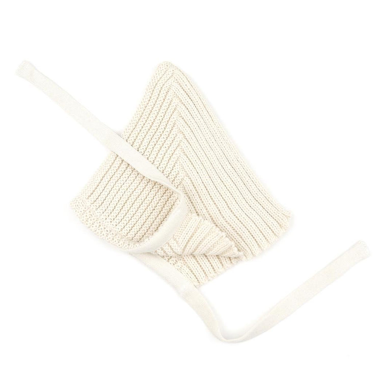 Waffle Swaddle Blanket Beanie Booties Gift Set Cream - EFENDINA PAZAR - BABOO - 8691810008441