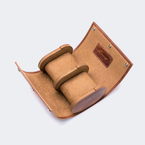 Tobacco Double Watch Roll case