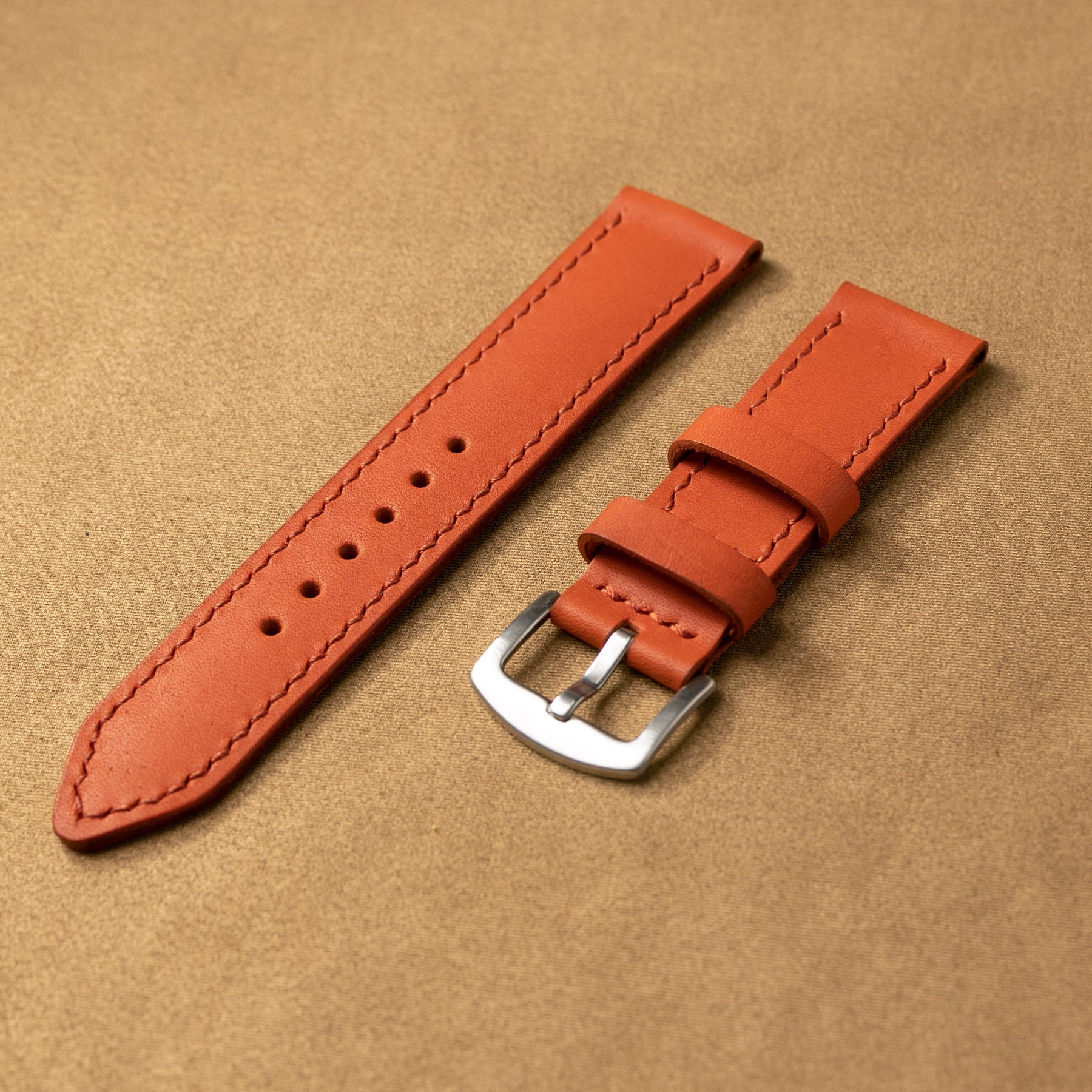 Custom Made Veg-Tan Leather Watch Strap