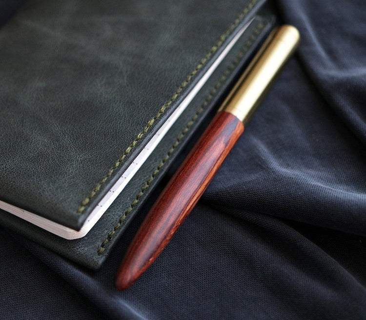 Wood & Brass Gel Pen - EFENDINA PAZAR - Roarcraft - 5495681351833