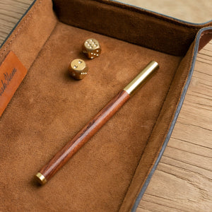 Wood & Brass Gel Pen - EFENDINA PAZAR - Roarcraft - 5495681351833