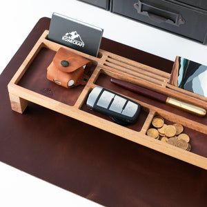 Wood Desk Organizer - Kibira - EFENDINA PAZAR - Roarcraft Wood - 7564810256537