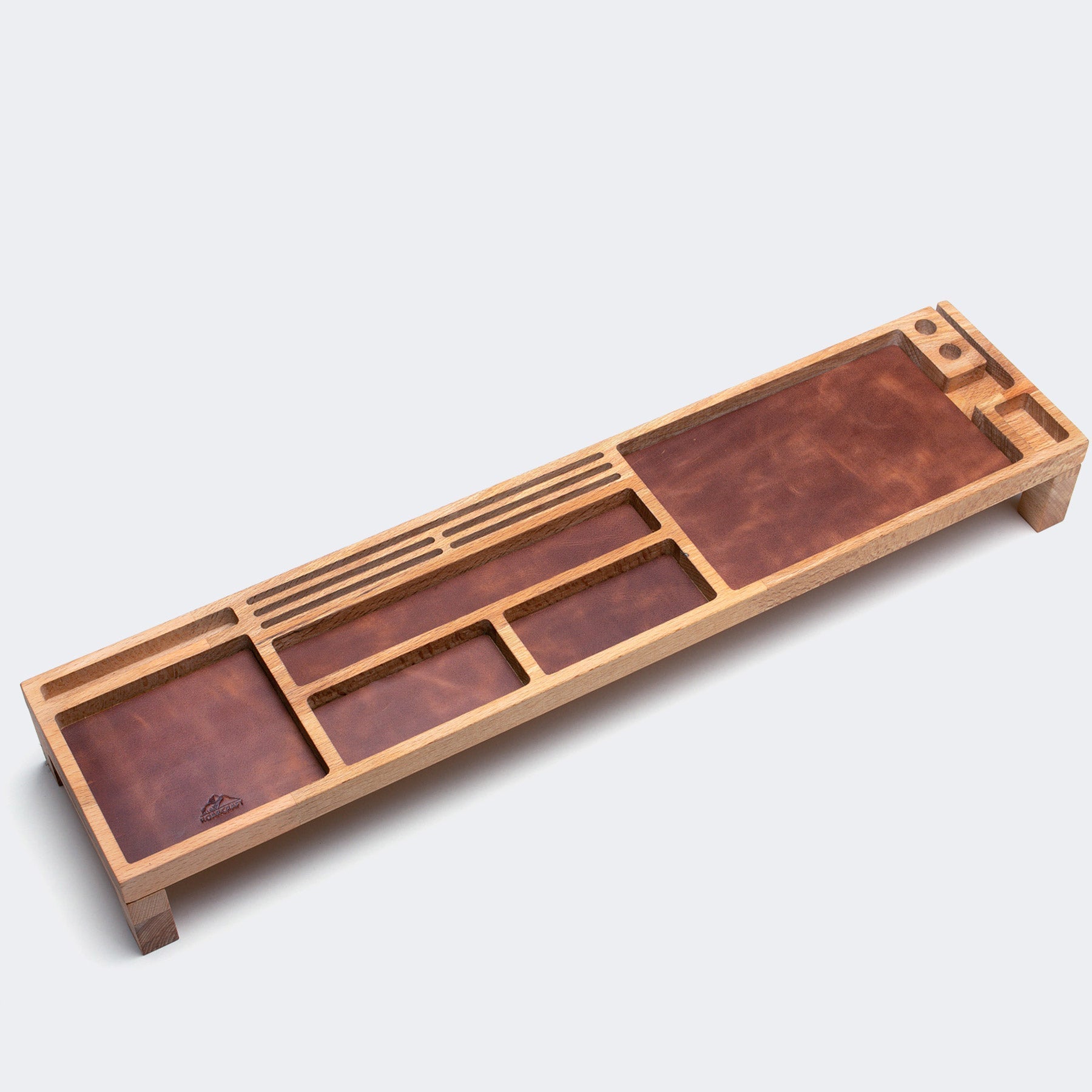 Wood Desk Organizer - Kibira - EFENDINA PAZAR - Roarcraft Wood - 7564810256537