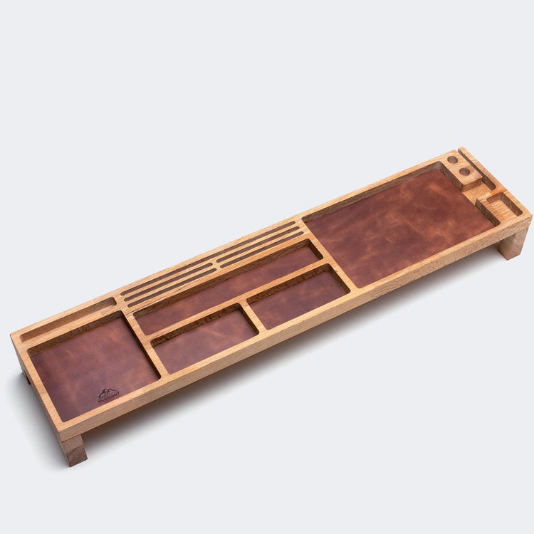 Wood Desk Organizer - Kibira - EFENDINA PAZAR - Roarcraft Wood - 7564810256537