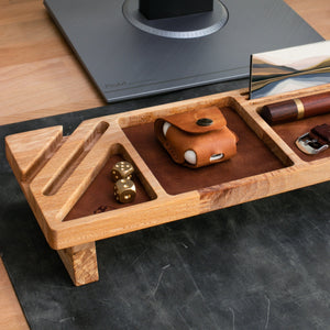Wood Desk Organizer - Lagina - EFENDINA PAZAR - Roarcraft Wood - 7566280818841