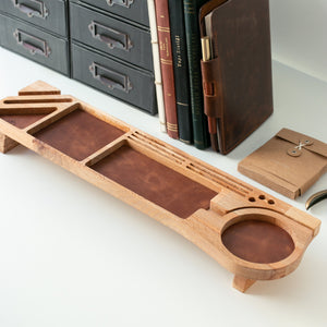 Wood Desk Organizer - Lagina - EFENDINA PAZAR - Roarcraft Wood - 7566280818841