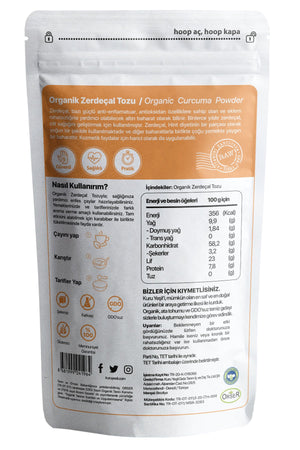 Kuru Yeşil Dry Green Organic Turmeric Powder 50 g