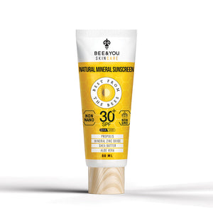 bee and you natural mineral sunscreen 80ml
