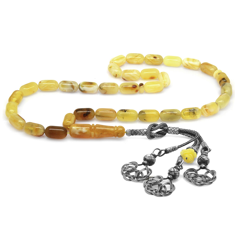 1000 Carat Kazaz Tassel Amber Prayer Beads