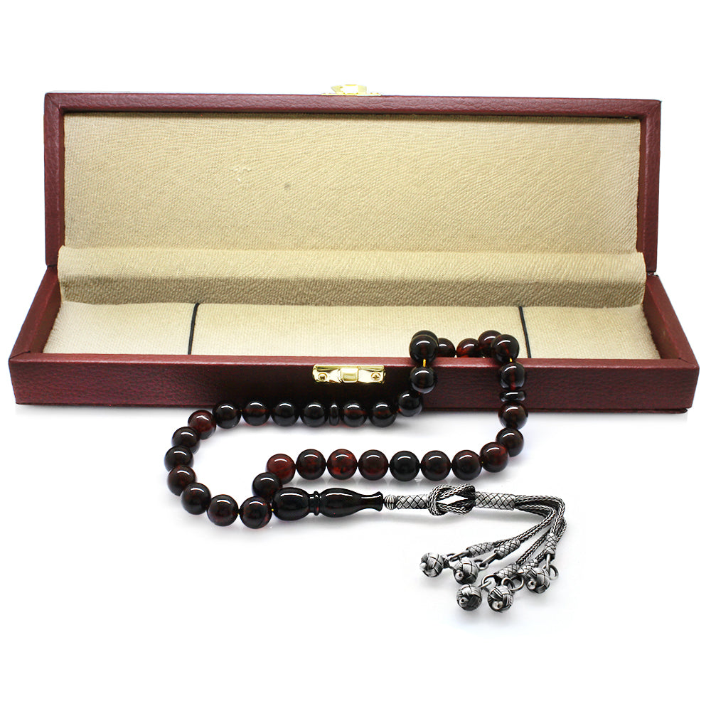 1000 Carat Kazaz Tasseled Natural Drop Amber Rosary