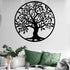 Dekadron Tree of Life Circle Design Metal Wall Decoration