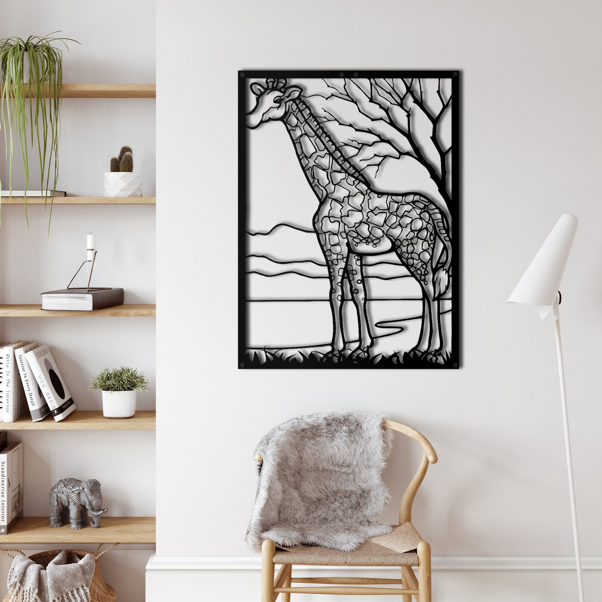 Dekadron Giraffe Metal Wall Decor