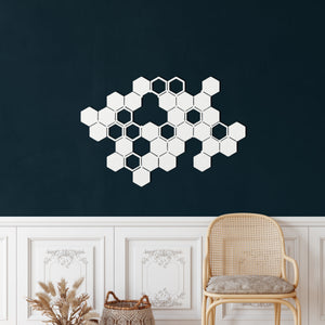 Honeycomb Metal Wall Decoration