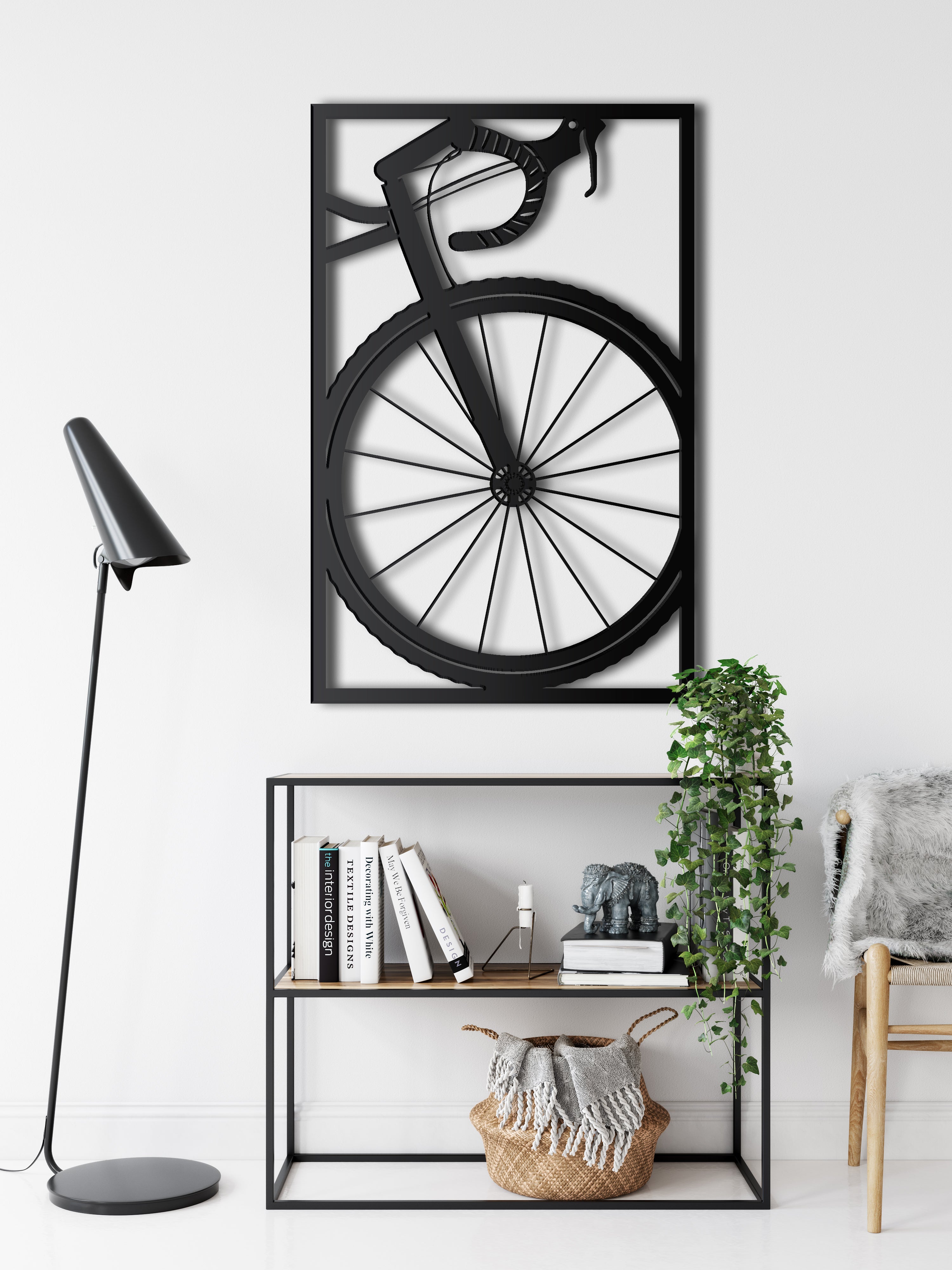 Bicycle Wheel Metal Wall Decor