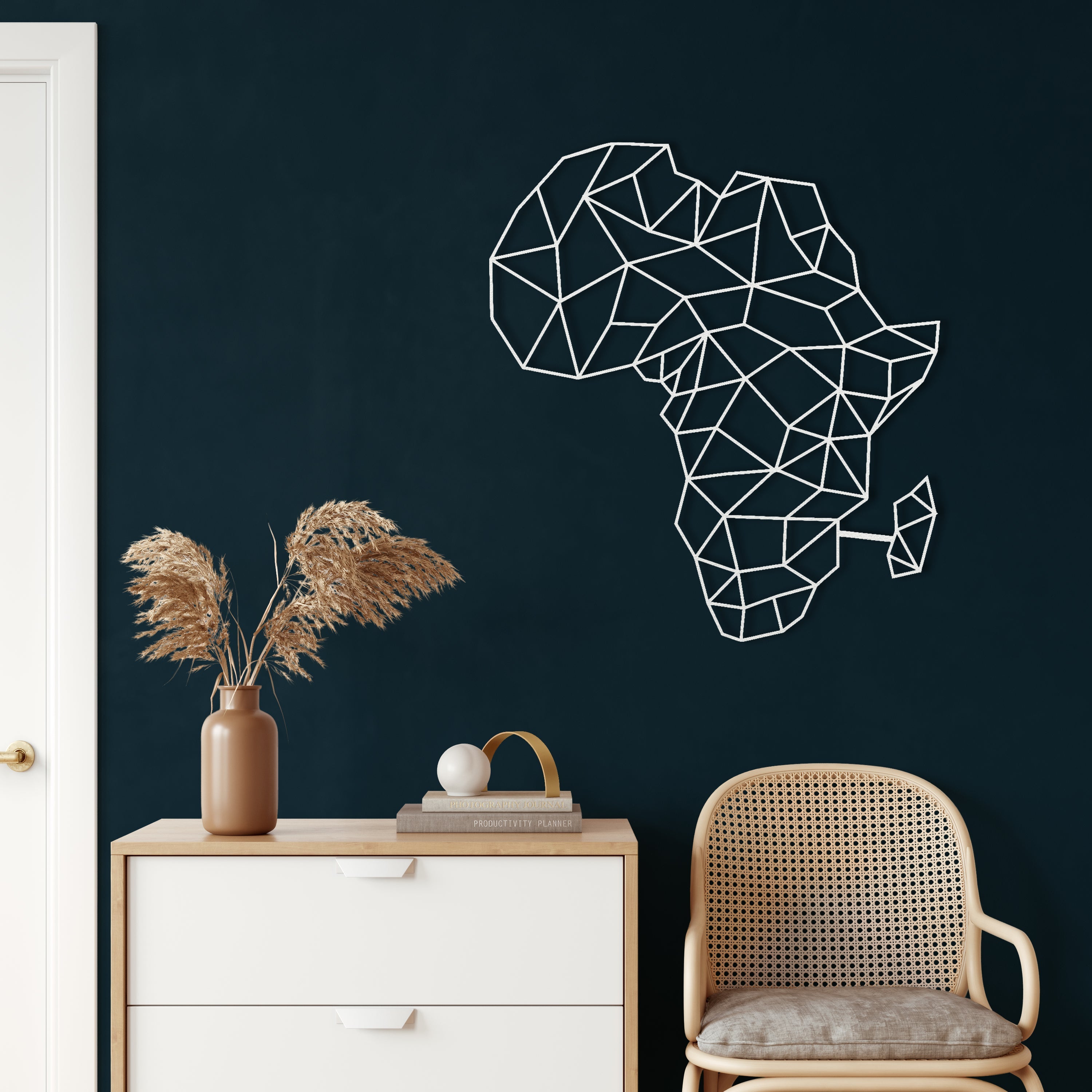 African Metal Wall Decoration