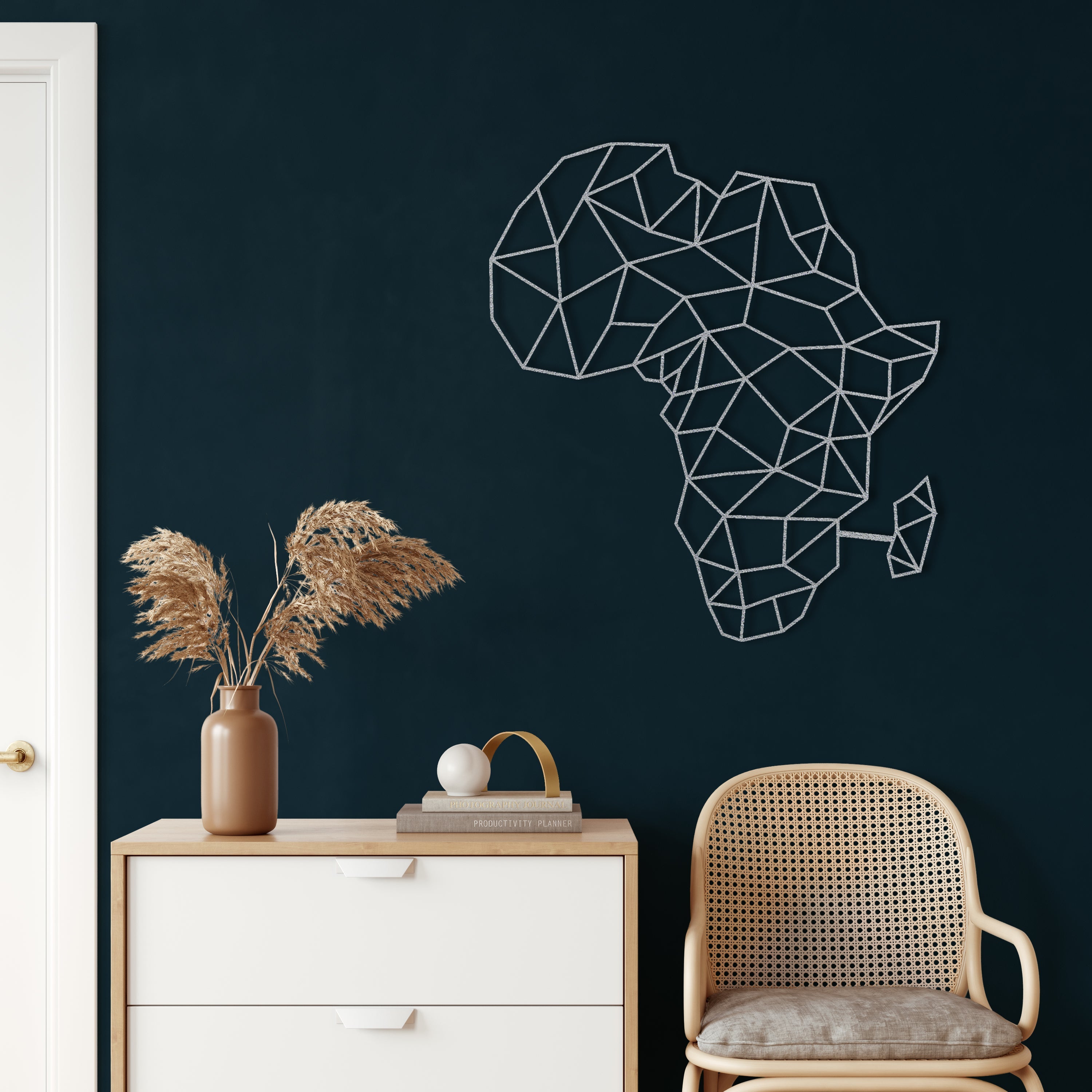African Continent Wall Decoration
