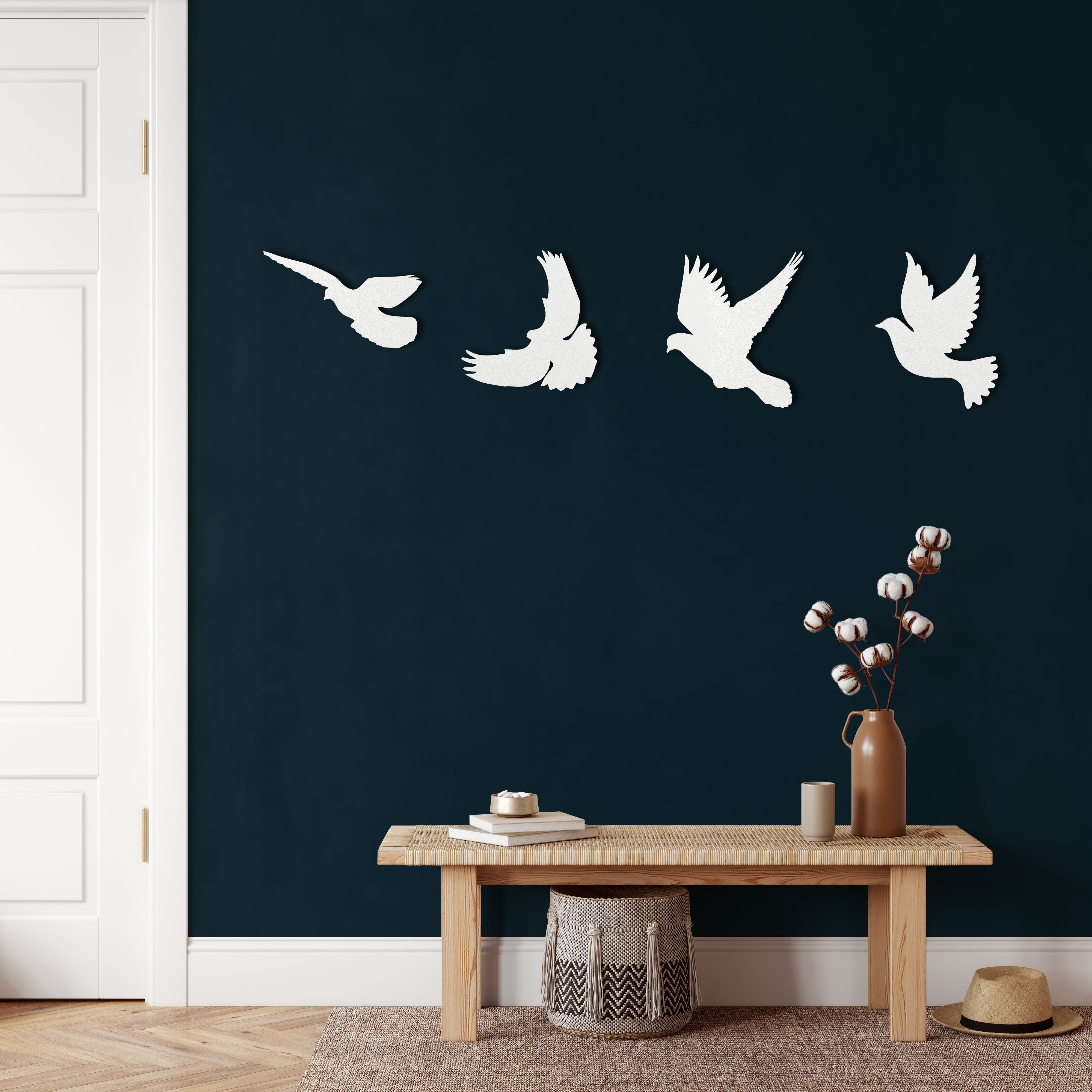 Birds Set Metal Wall Decoration