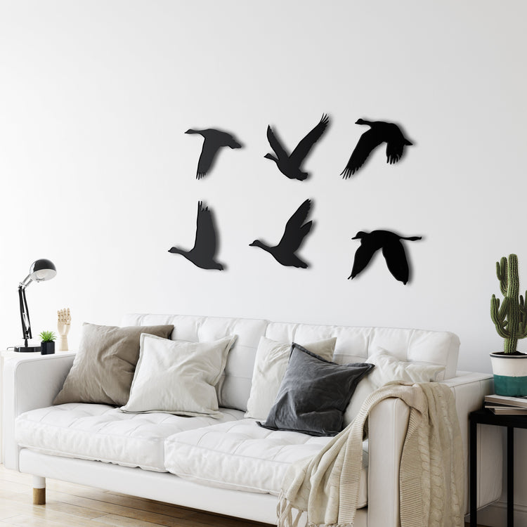 Flying Geese Metal Wall Decor