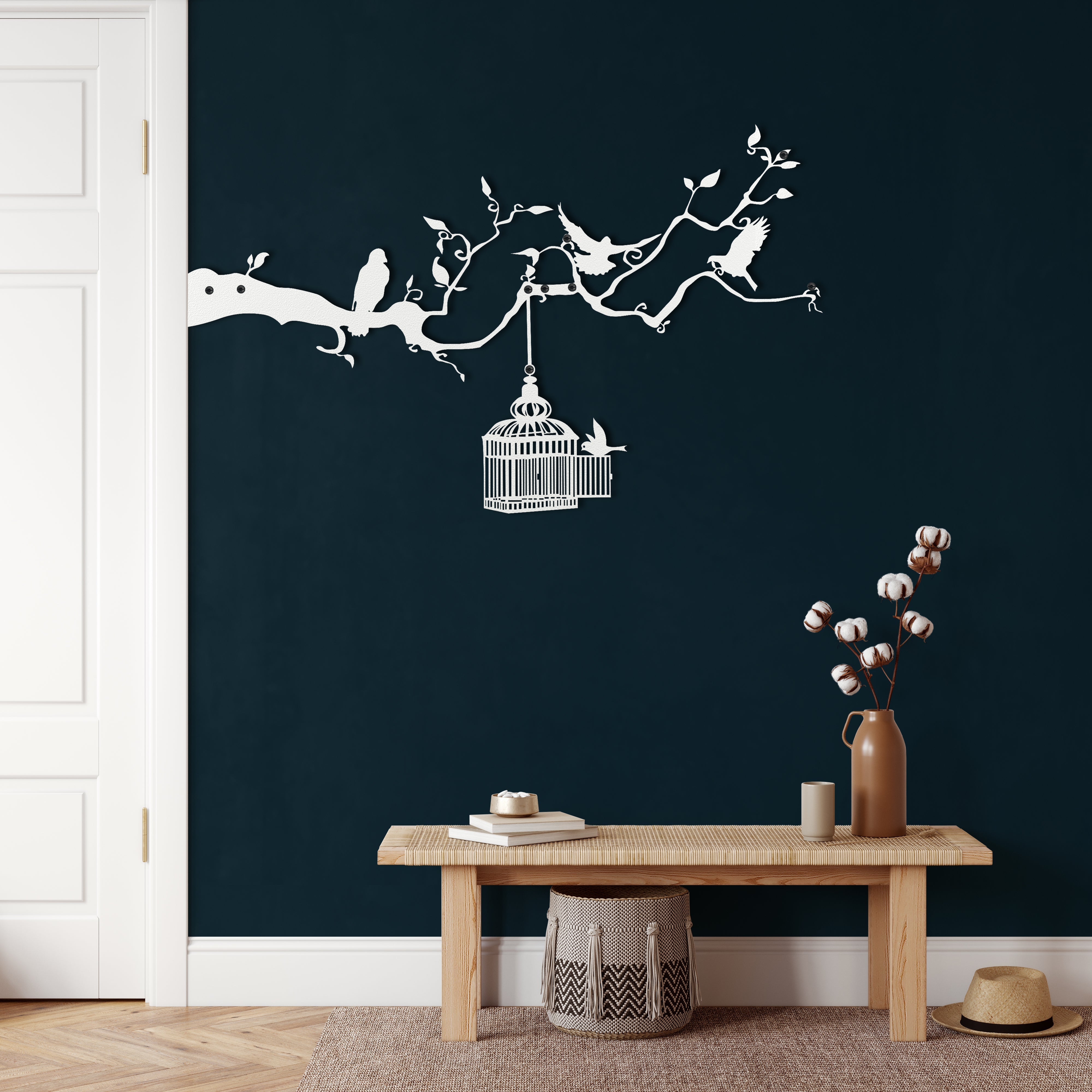 Branch and Trellis Wall Decor