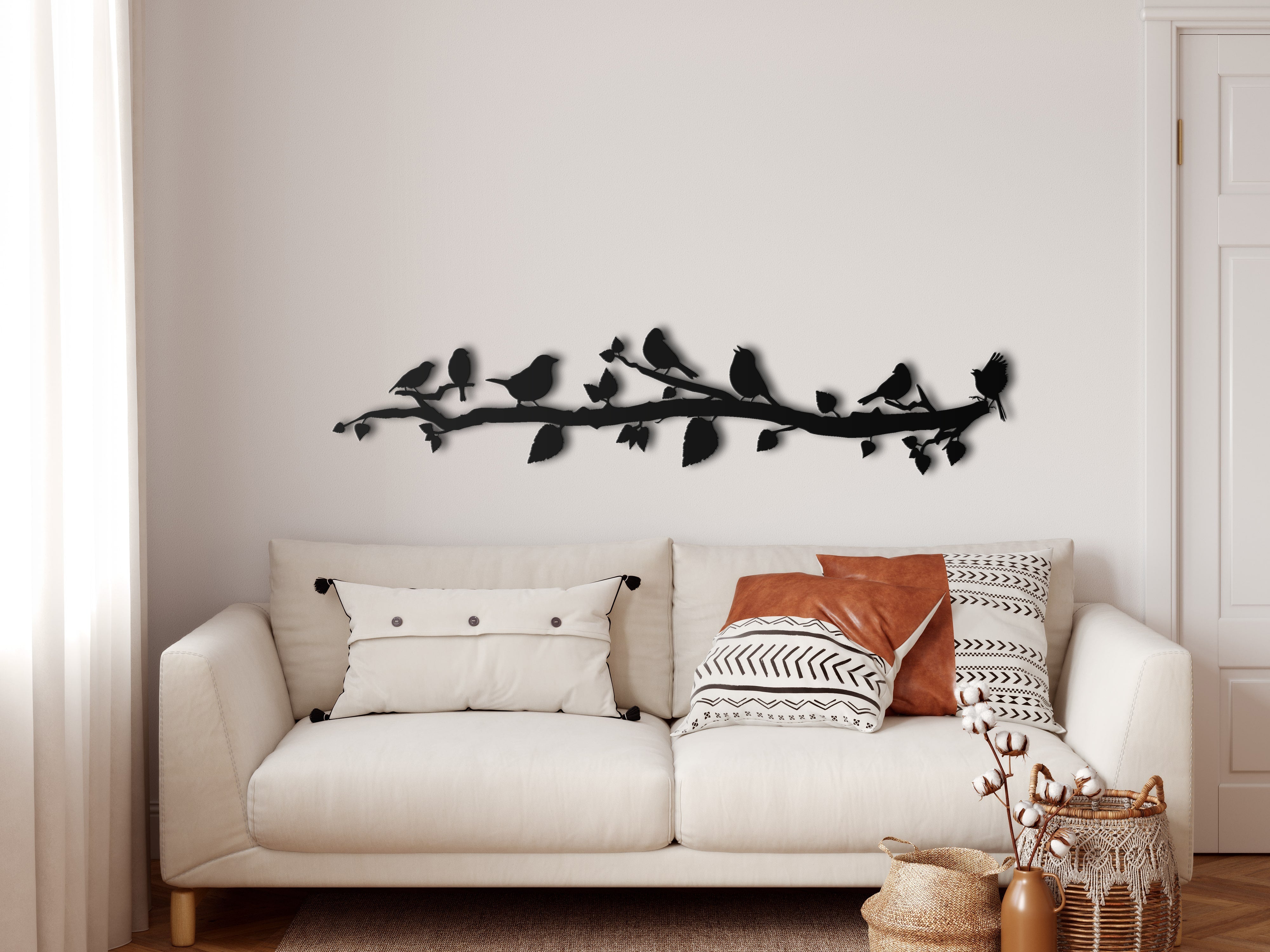 Dekadron Birds on the Branch Metal Wall Decoration