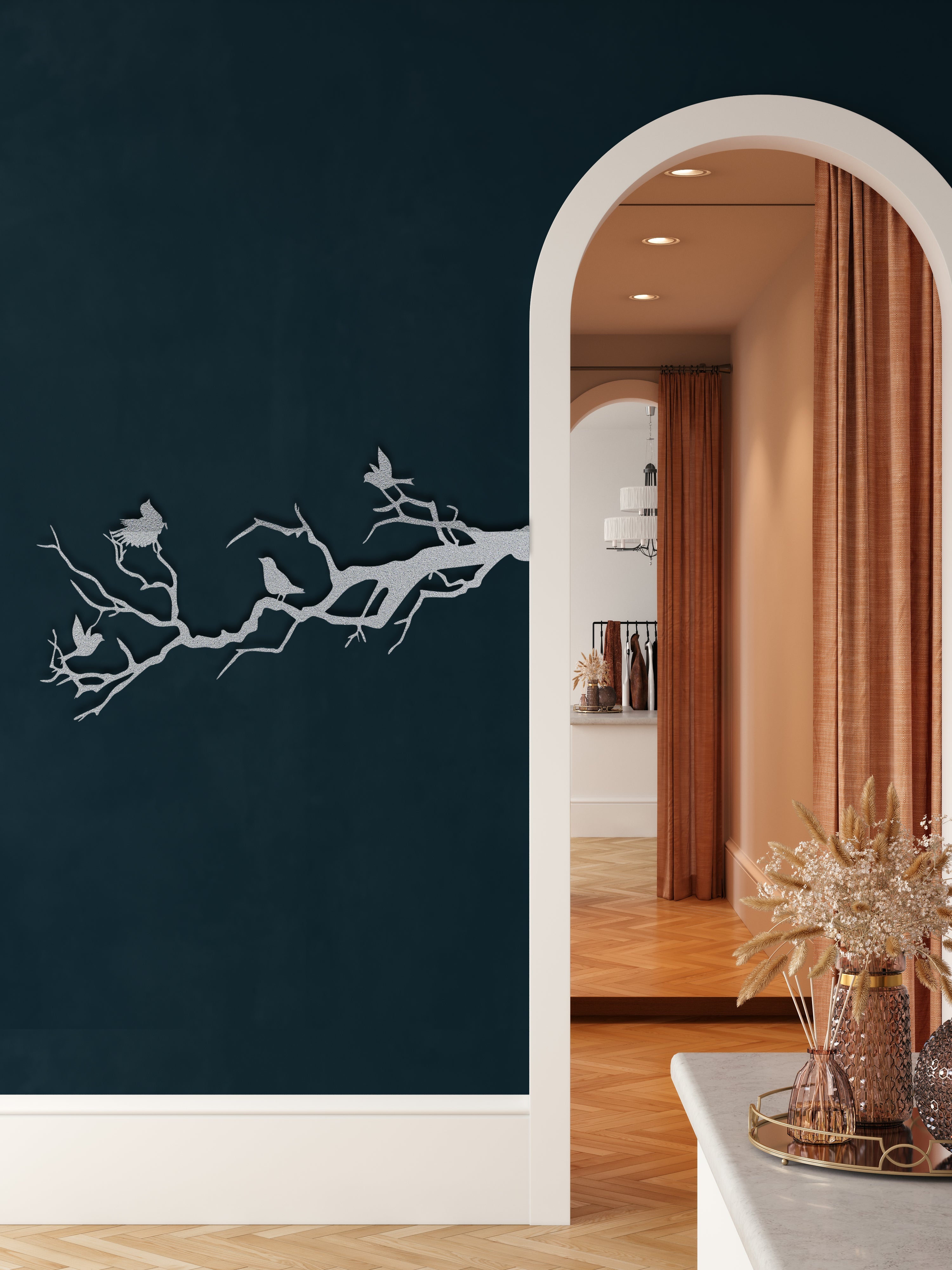 Birds and Branch Wall Decor