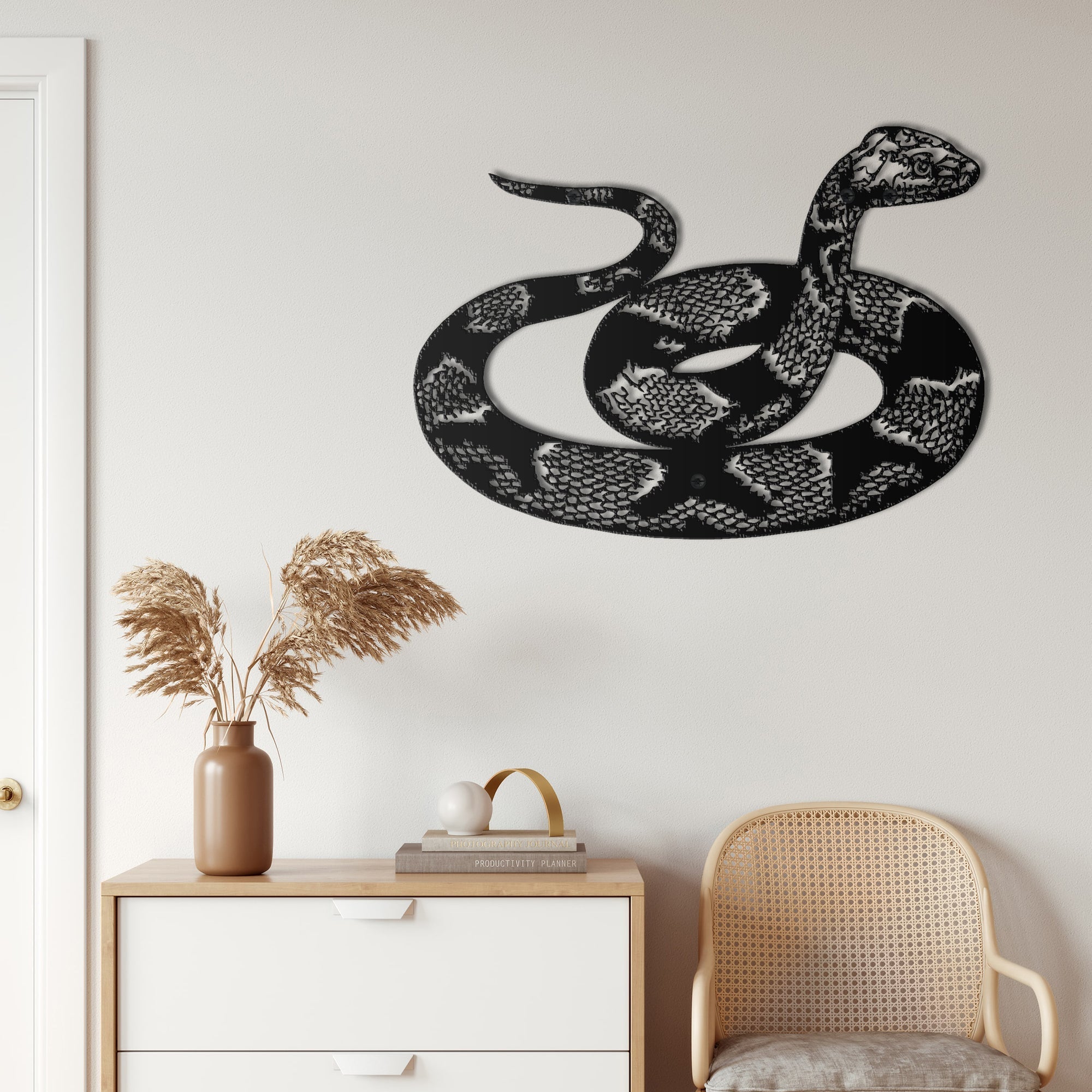 Snake Metal Wall Decor Comes In 4 Sizes