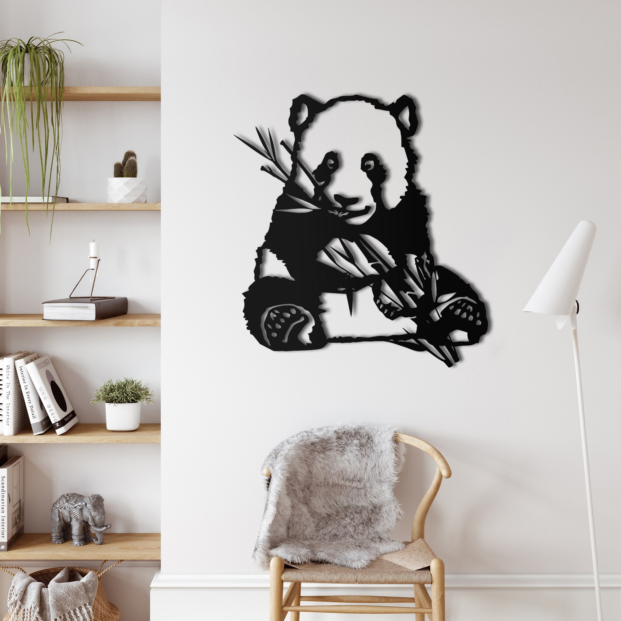 Panda Metal Wall Decor