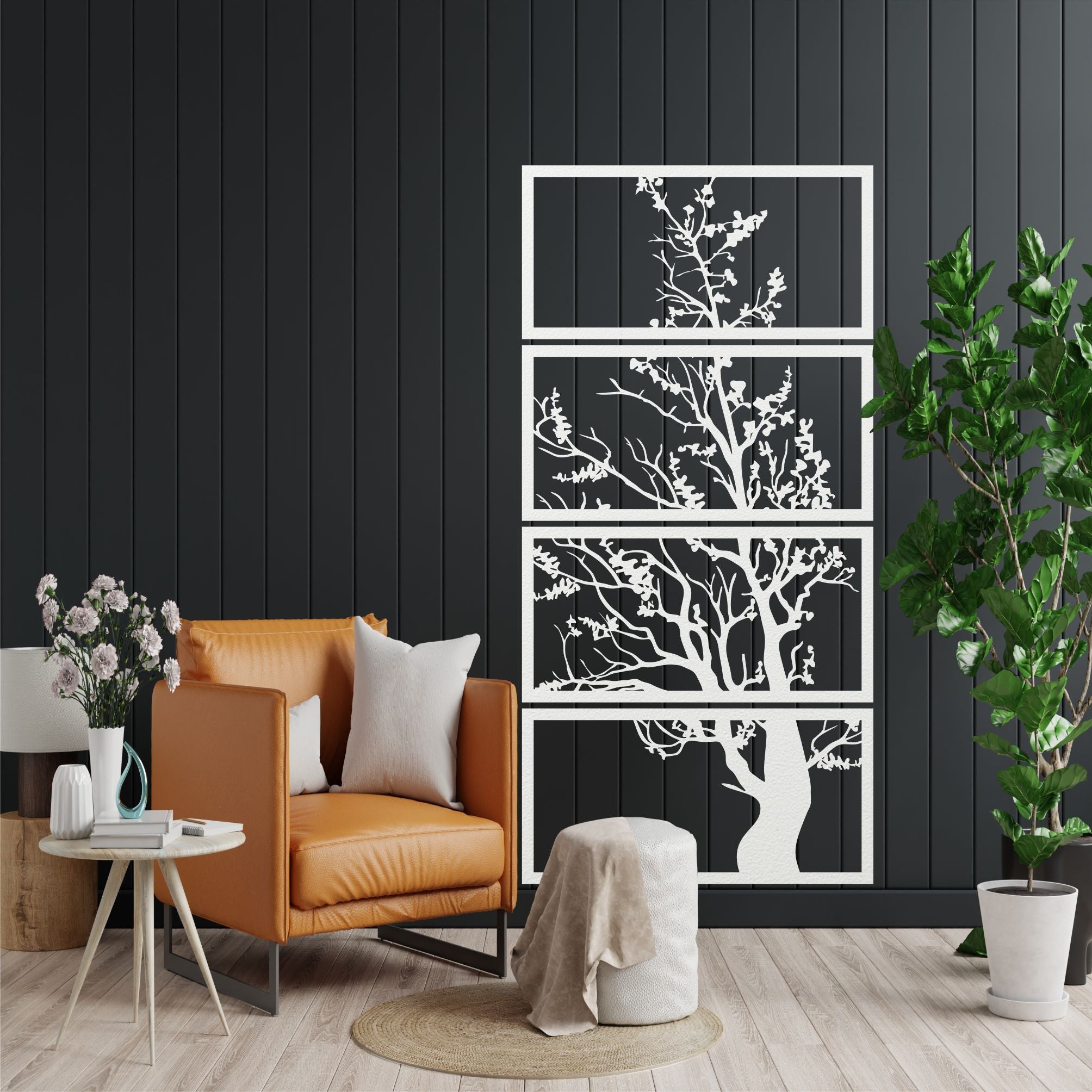 Branches Metal Wall Decor