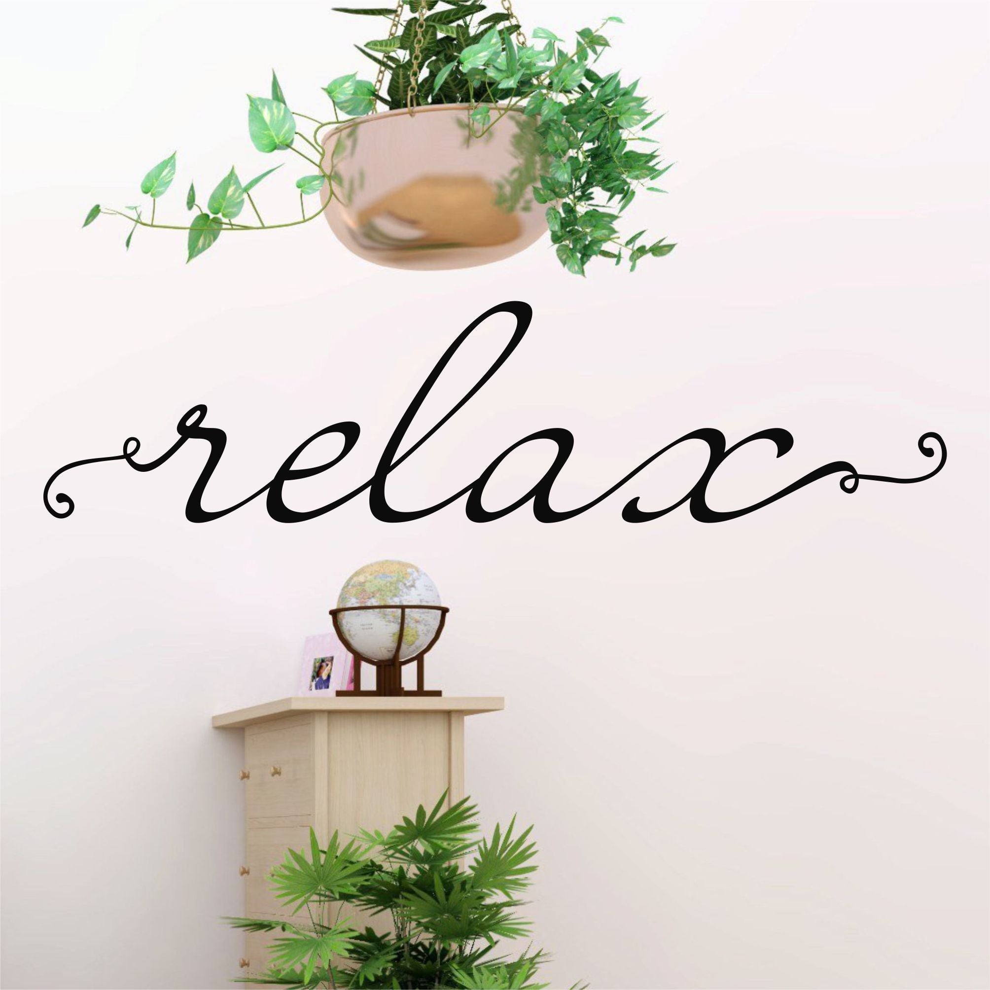 Relax Metal Wall Decoration