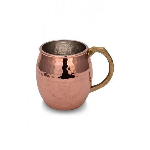 Copper Riva Mug Hand Forged Set of 4