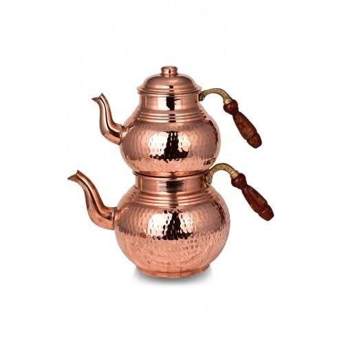 Turna Copper Classic Teapot Fine Hand Forged Red -1