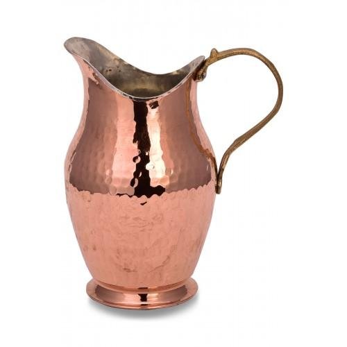 Turna Copper Antalya Jug Hand Forged Red-1