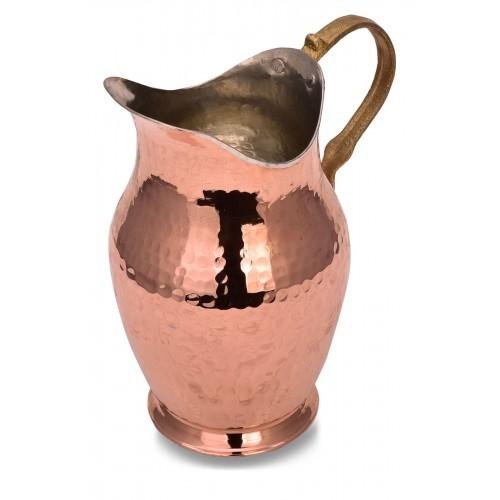 Turna Copper Antalya Jug Hand Forged Red-2