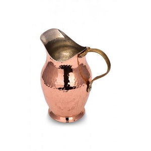 Turna Copper Antalya Jug Hand Forged Red-3