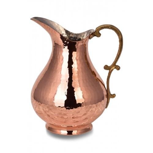 Turna Copper Pınar Jug Hand Forged Red -1