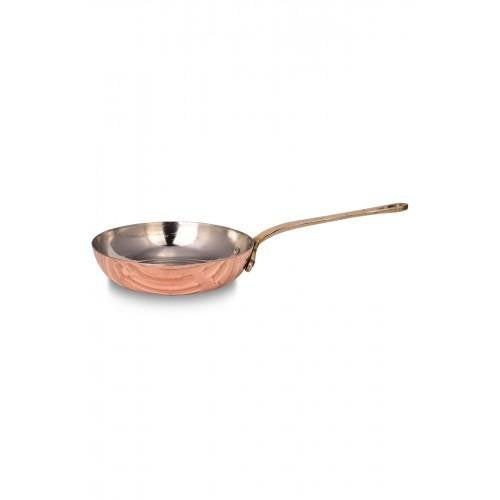 Turna Copper Şahika Pan 16 Cm Only Base Hand Forged Red-3