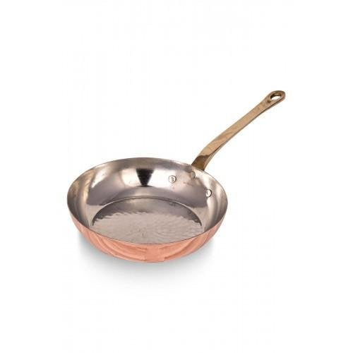 Turna Copper Şahika Pan 18 Cm Only Base Hand Forged Red-1