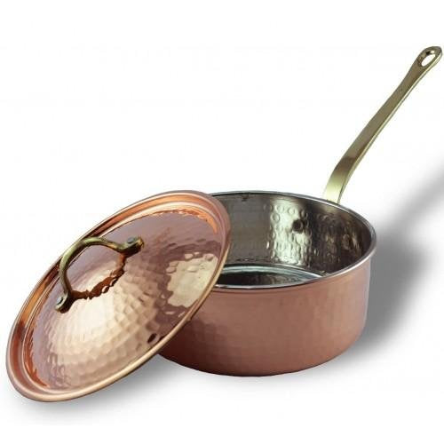 Turna Copper Italian Saucepan Single Handle 26 Cm Red-1