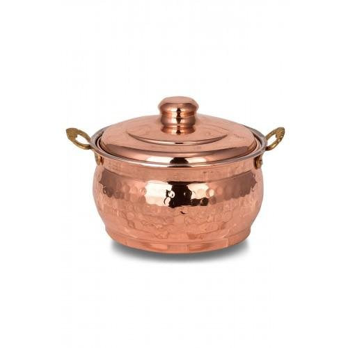 Turna Copper Mini Casserole Pot 12 Cm Hand Forged Red-1