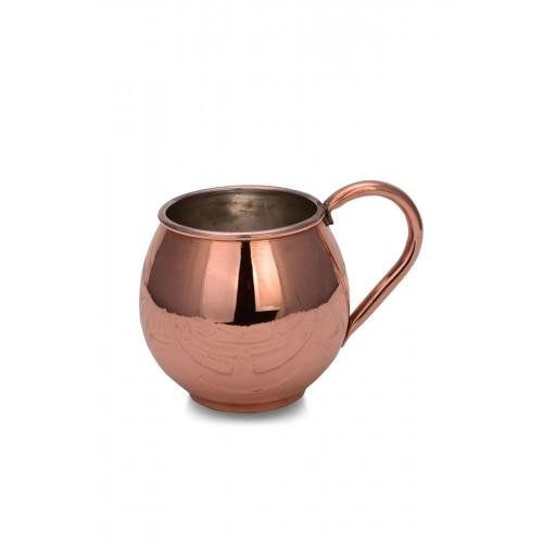 Copper Terra Mug Set of 4 Red