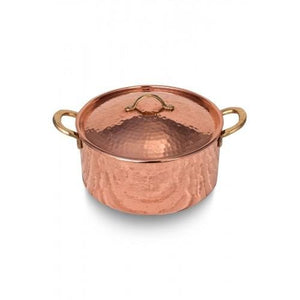 Turna Copper Italian Saucepan 16 Cm Hand Forged Red-3