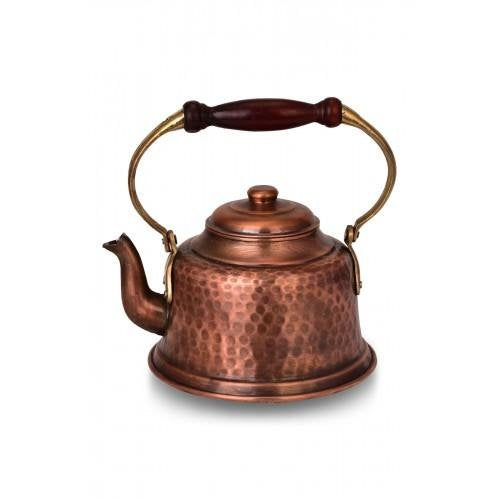 Copper Teapot Hand Forged 1300 Ml