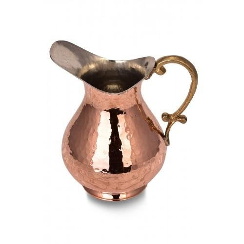 Turna Copper Jug Hand Forged Red 1000 Ml